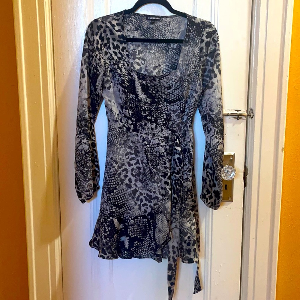 NWOT Express Snakeprint Dress